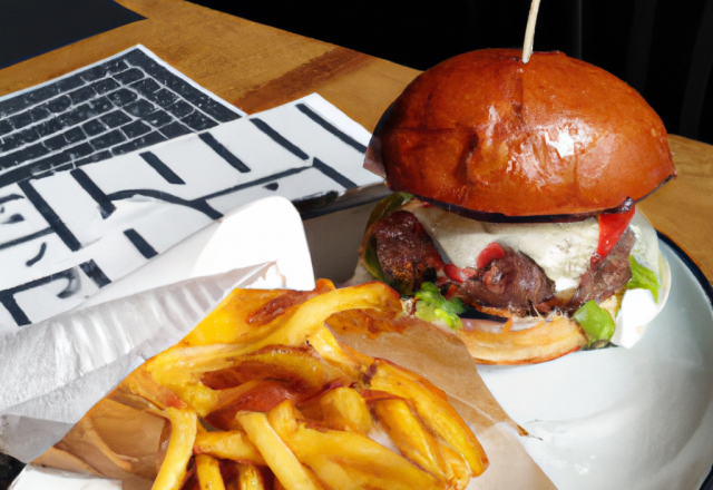 Burger du terroir et ses frites parfaites