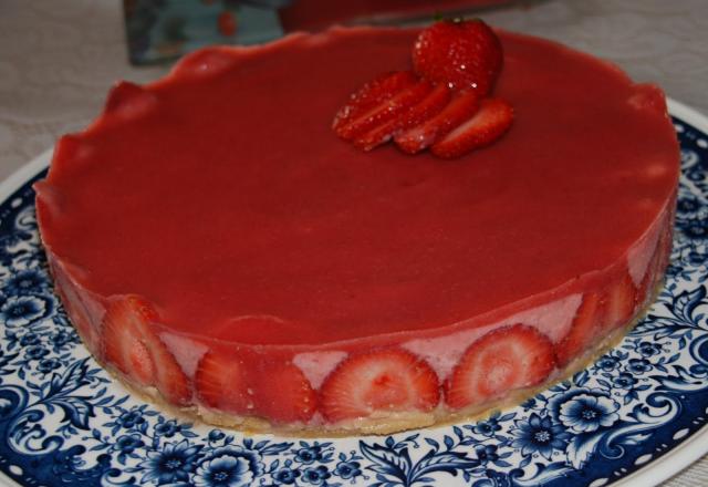 Bavarois aux fraises