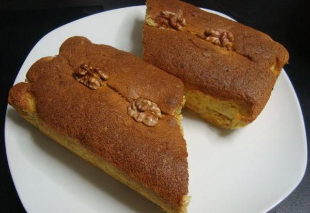 Cake à la banane et aux noix rapide