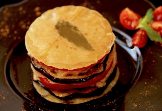 Mille-feuille d'agneau à l'orientale