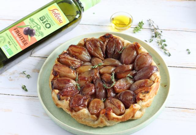 Tatin d’échalotes