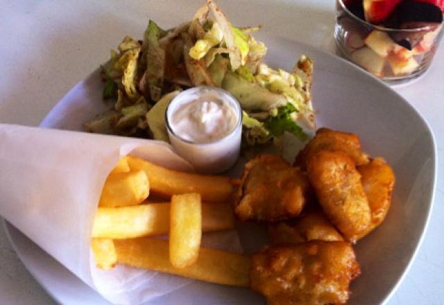 Nuggets de poisson et sauce Tartare