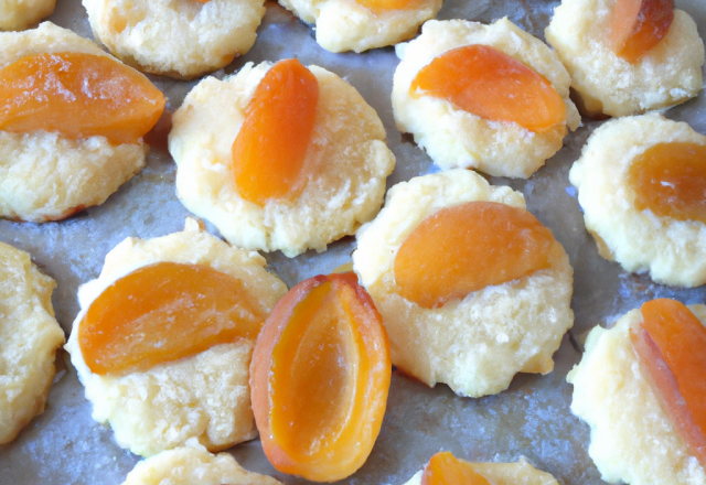 Petits sablés aux abricots