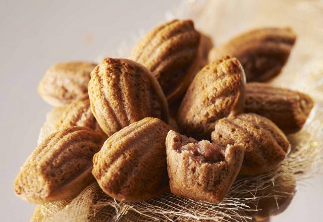 Madeleines aux marrons, cœur fondant