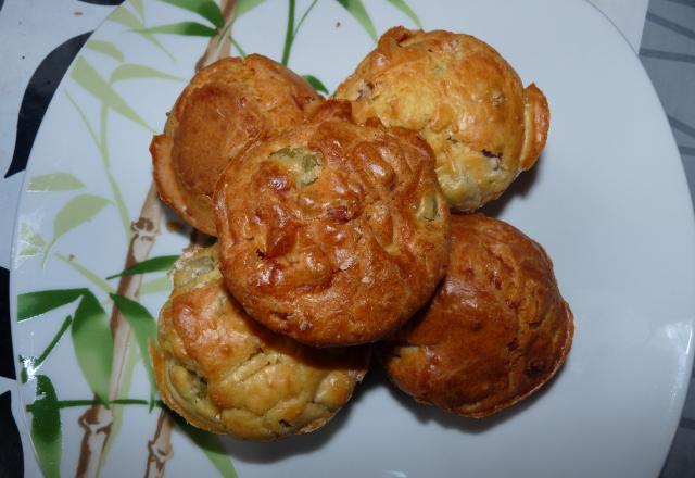 Muffins salés aux lardons