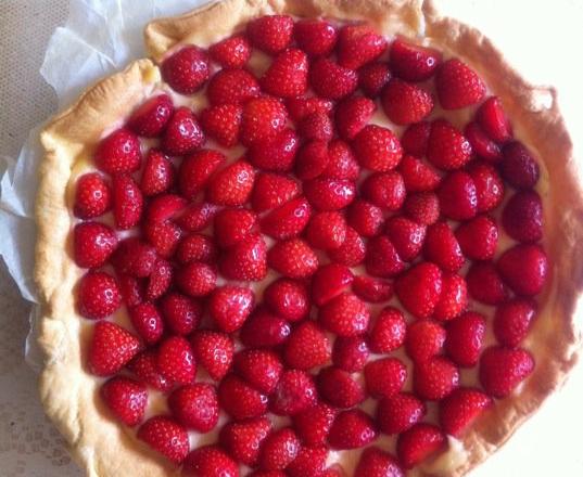 Tarte aux fraises fondante et légère