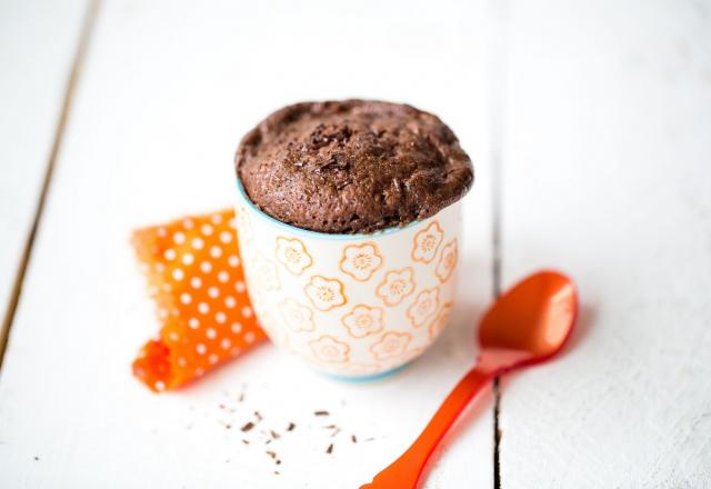 Mugcakes au chocolat fondant