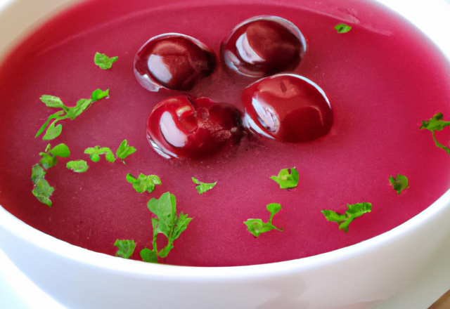 La soupe aux cerises