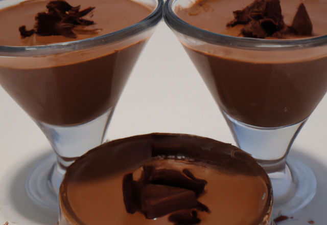 Mousse au chocolat délicieuse et vite faite