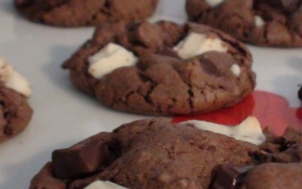 Cookies aux 3 chocolats