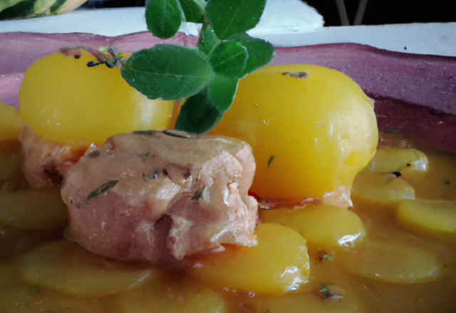 Melonnettes de veau à la sauce citron