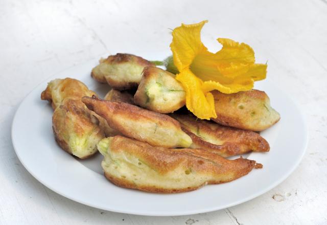 Beignets de fleur de courgettes