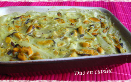 Moules de bouchot gratinées