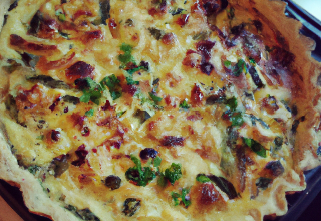 Quiche sans pâte traditionnelle