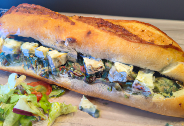 Pan bagnat au roquefort