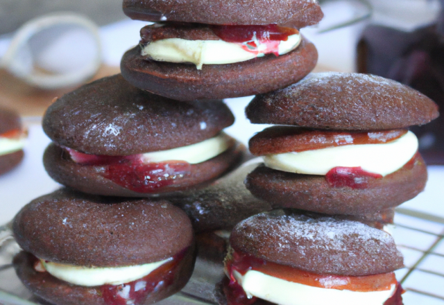 Whoopie pies à la confiture maison