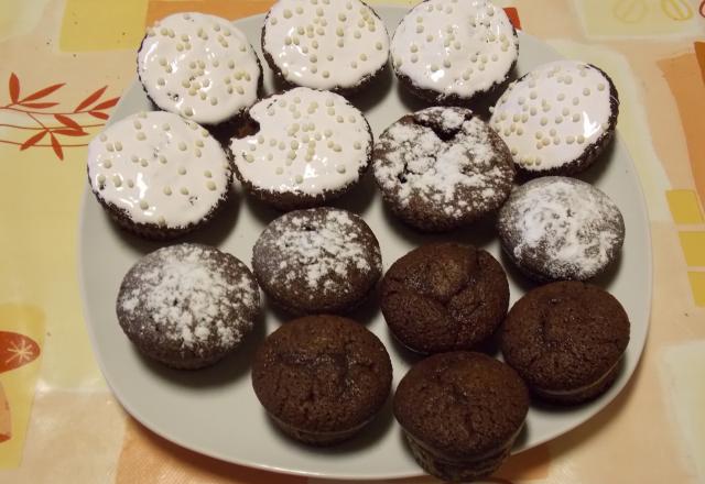 Muffins chocolat et lait de coco