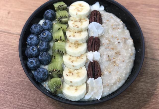 Porridge au lait de coco