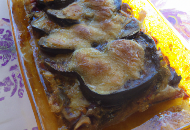 Terrine de lasagnes aux aubergines