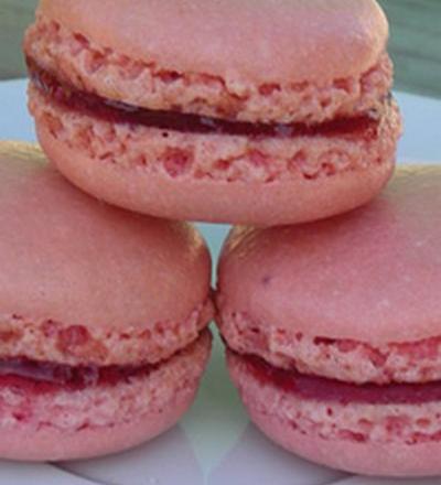 Macaron à la groseille