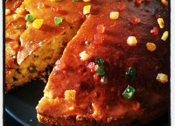 Gâteau aux fruits confits