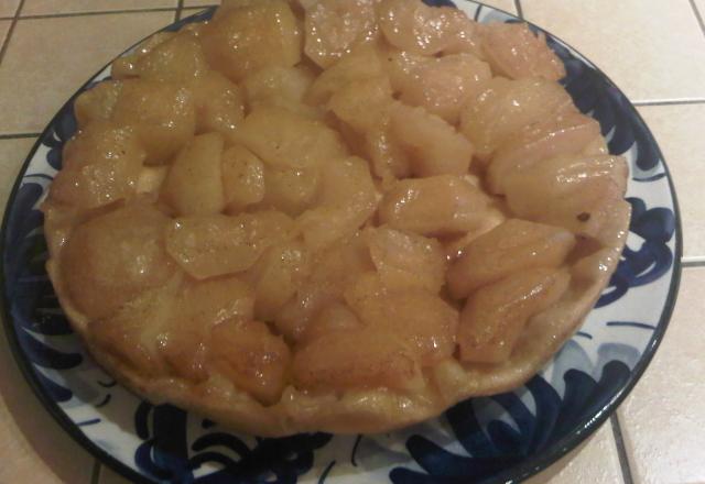 Tarte tatin au beurre salé et sucre vanillé