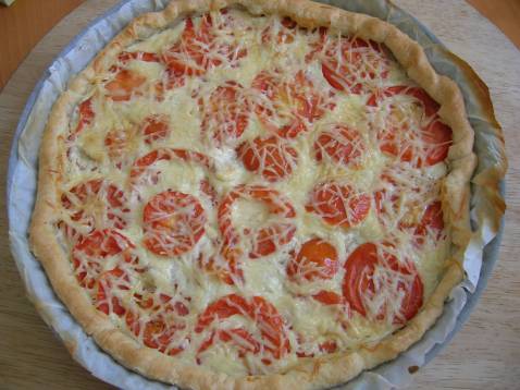 Tarte au thon et à la tomate