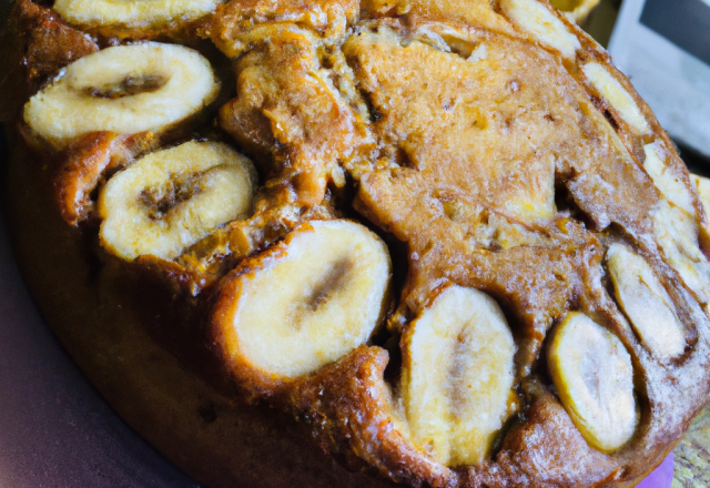 Banana cake moelleux