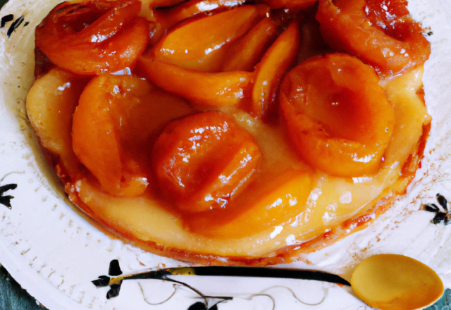 Tarte tatin à l'abricot