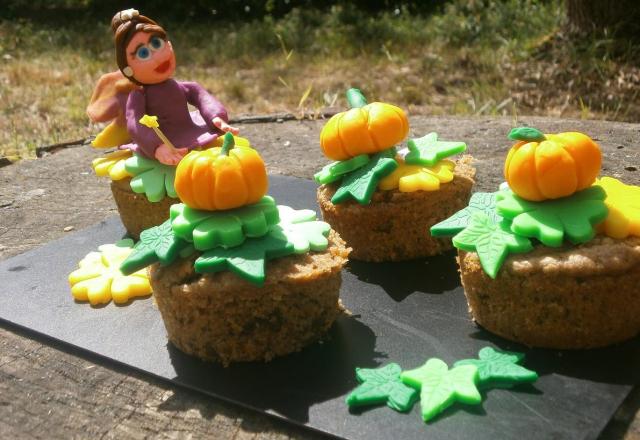 Cupcakes d'Halloween façon carrot cake