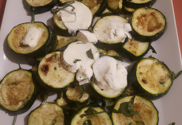 Courgettes au chèvre frais