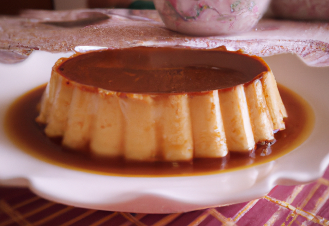 Flan au moka