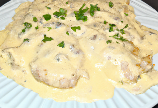 Escalopes de poulet à la crème