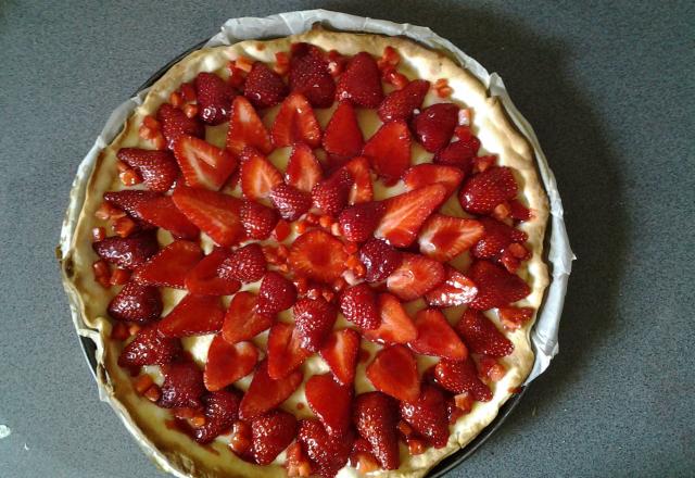 Tarte aux fraises à la crème pâtissière