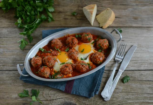 Boulettes de kefta aux œufs