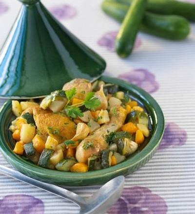 Tajine de cuisses de poulet à la marocaine