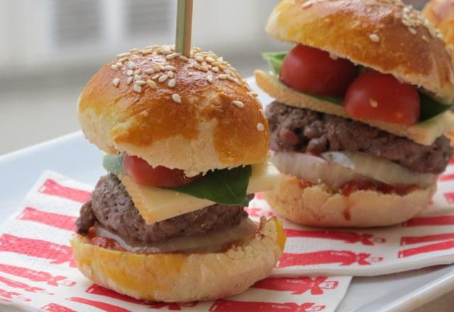 Mini hamburgers revisités à l'etorki®