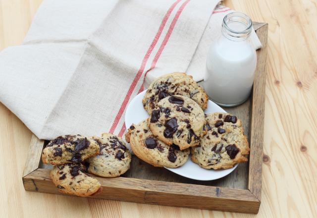 Cookies aux pépites de chocolat et sucre de canne complet