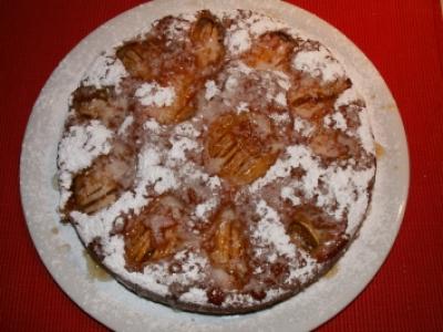 Gâteau aux pommes et noix de coco