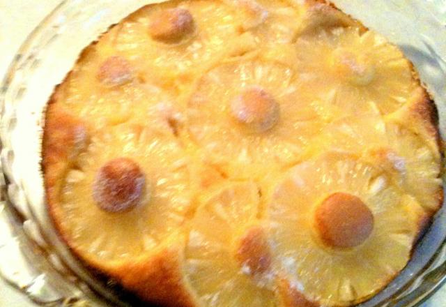 Tarte sucrée aux ananas