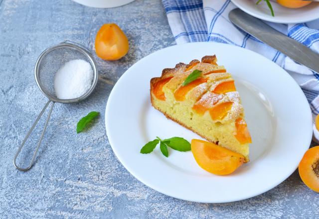 Gâteau moelleux à l'abricot