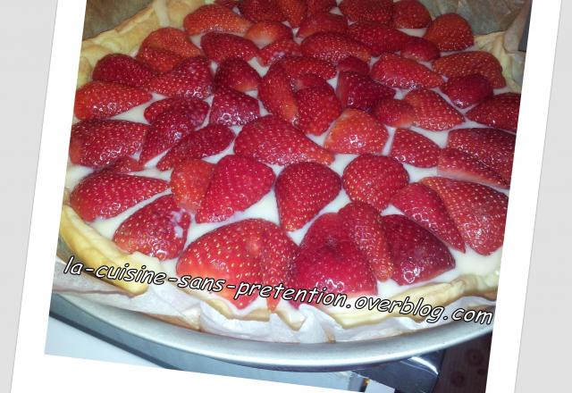 Tarte aux fraises...