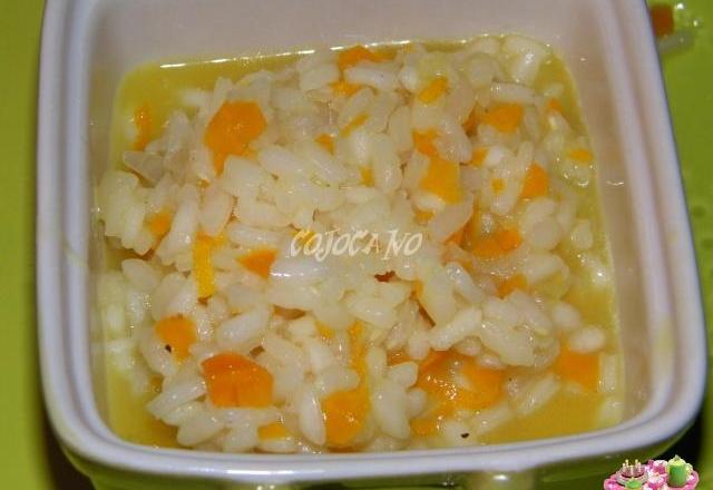 Risotto à l'orange maison