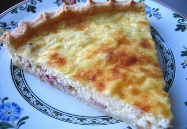 La quiche lorraine maison