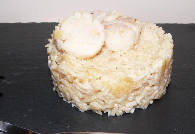 Risotto aux noix de saint jacques