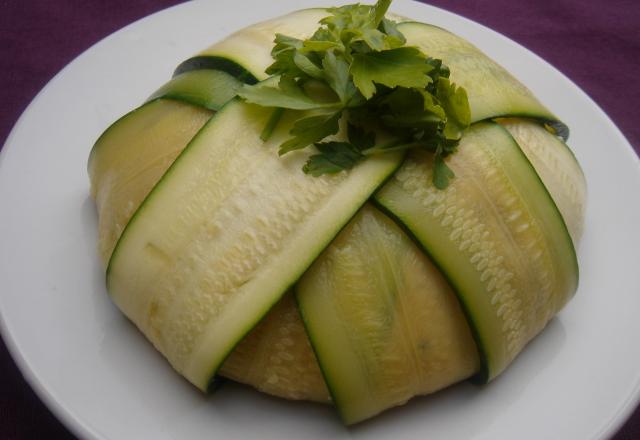 Charlotte de courgettes rapide