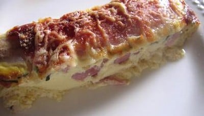 Banane au jambon