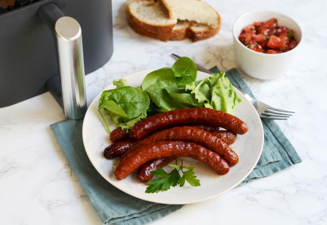 Merguez au Air Fryer