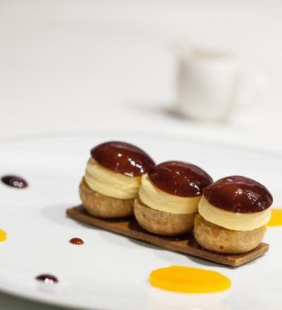 Trio de choux Butternut et gelée de café illy