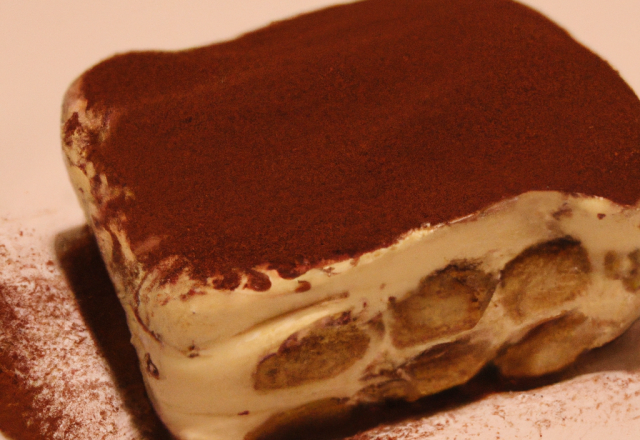 Tiramisu sans mascarpone